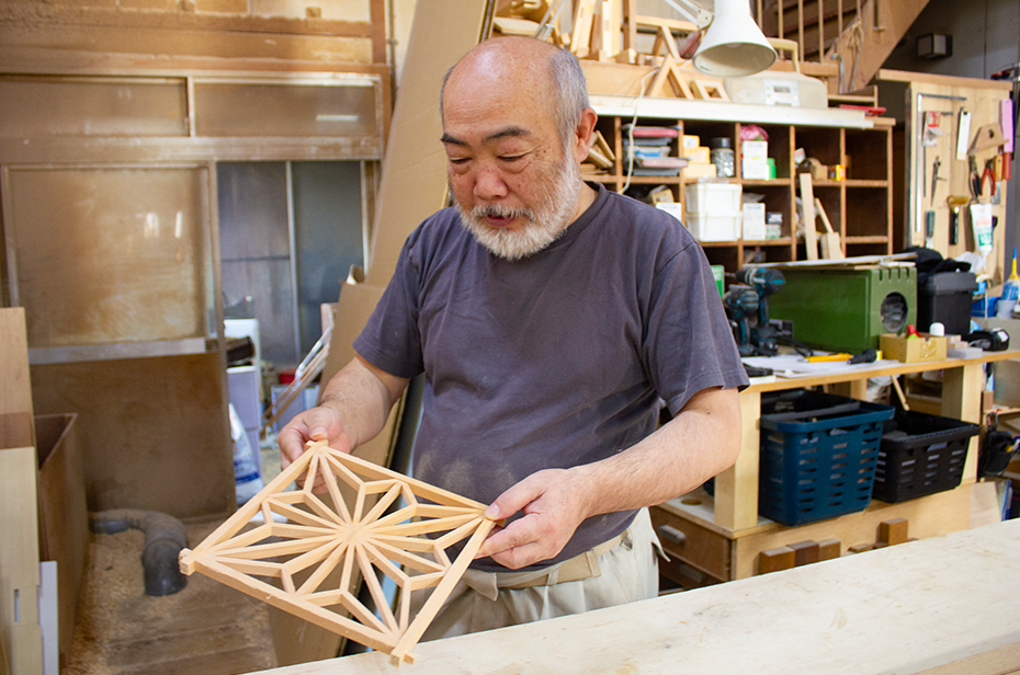 組手障子<br>森本隆（有限会社森本建具店）